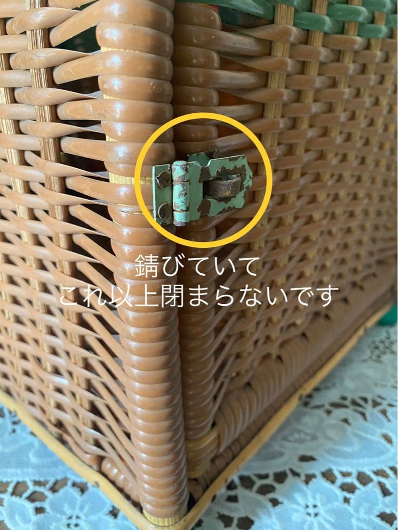 かご ペット用 キャリーケース 猫 犬 インテリア 昭和レトロ アンティーク