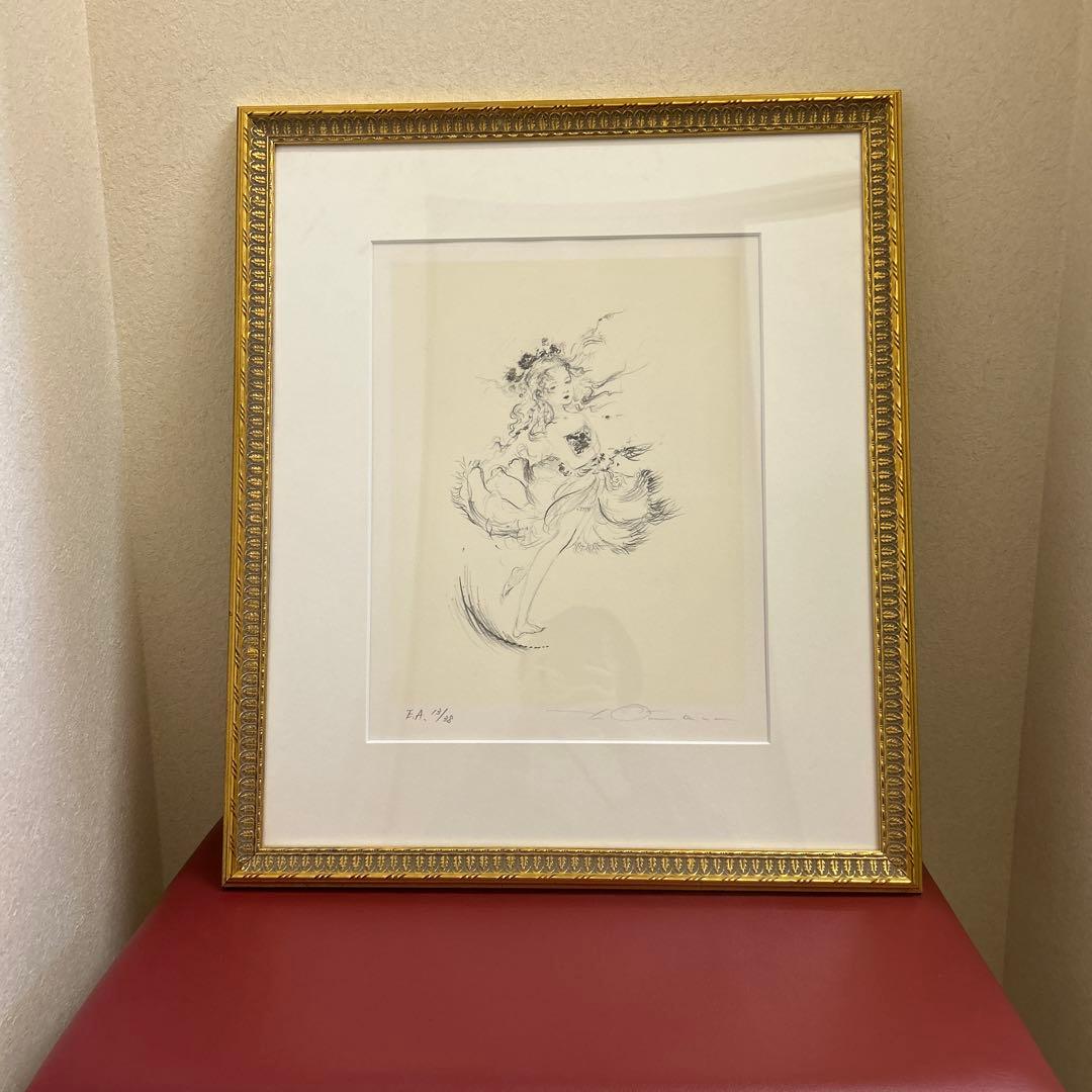 天野喜孝　メイ　ストーム　リトグラフ　保証書付