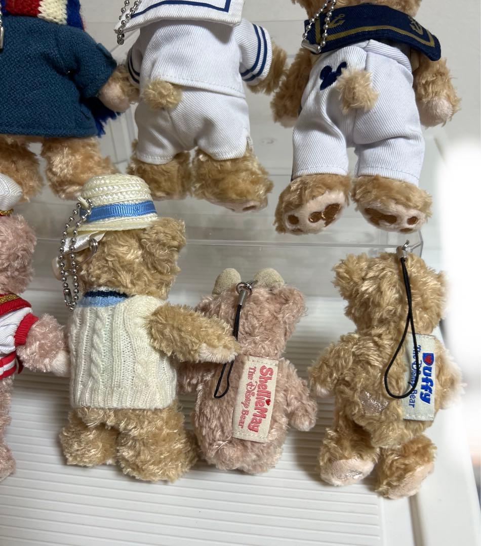 ディズニー、ダッフィー、シェリーメイぬいぐるみバッチ（船乗り、マフラー衣装）