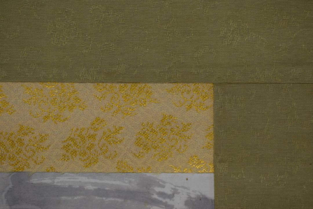 【真作】蔵本厚徳/雪の大山図/大山寺/鳥取県/横物/掛軸☆宝船☆Z-605