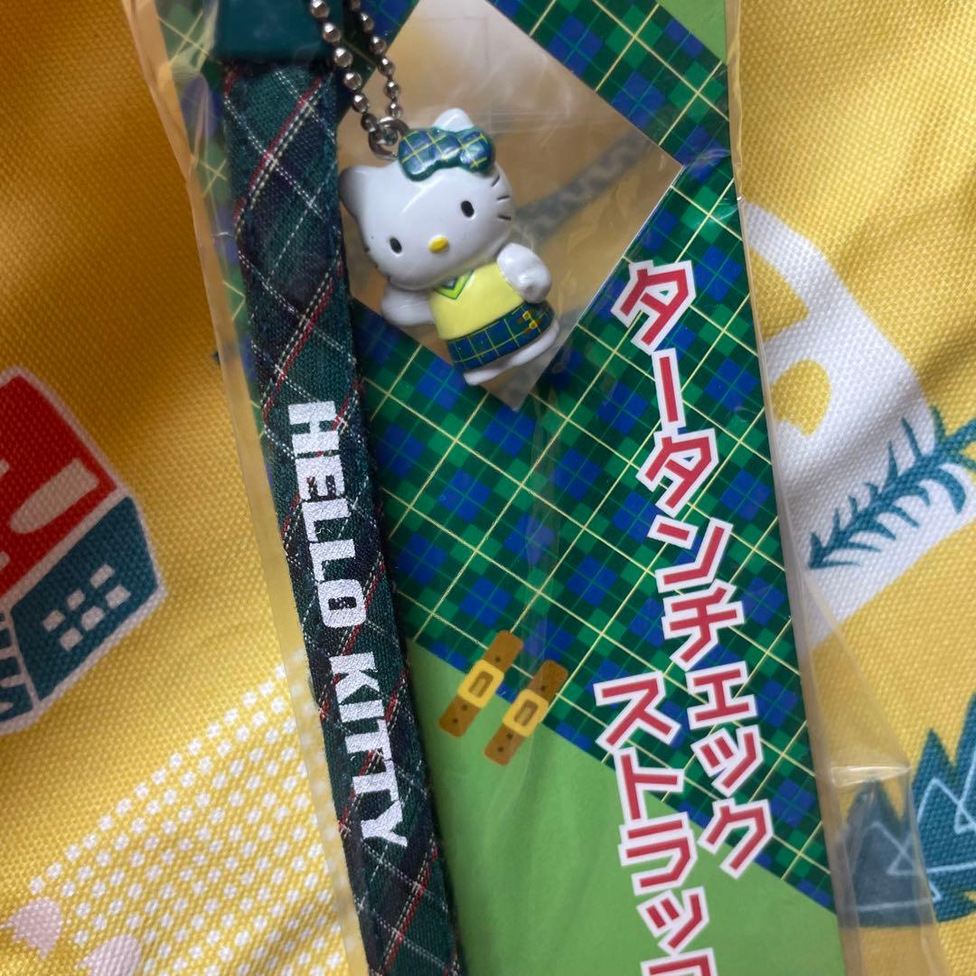 ハローキティ タータンチェック スストラップ