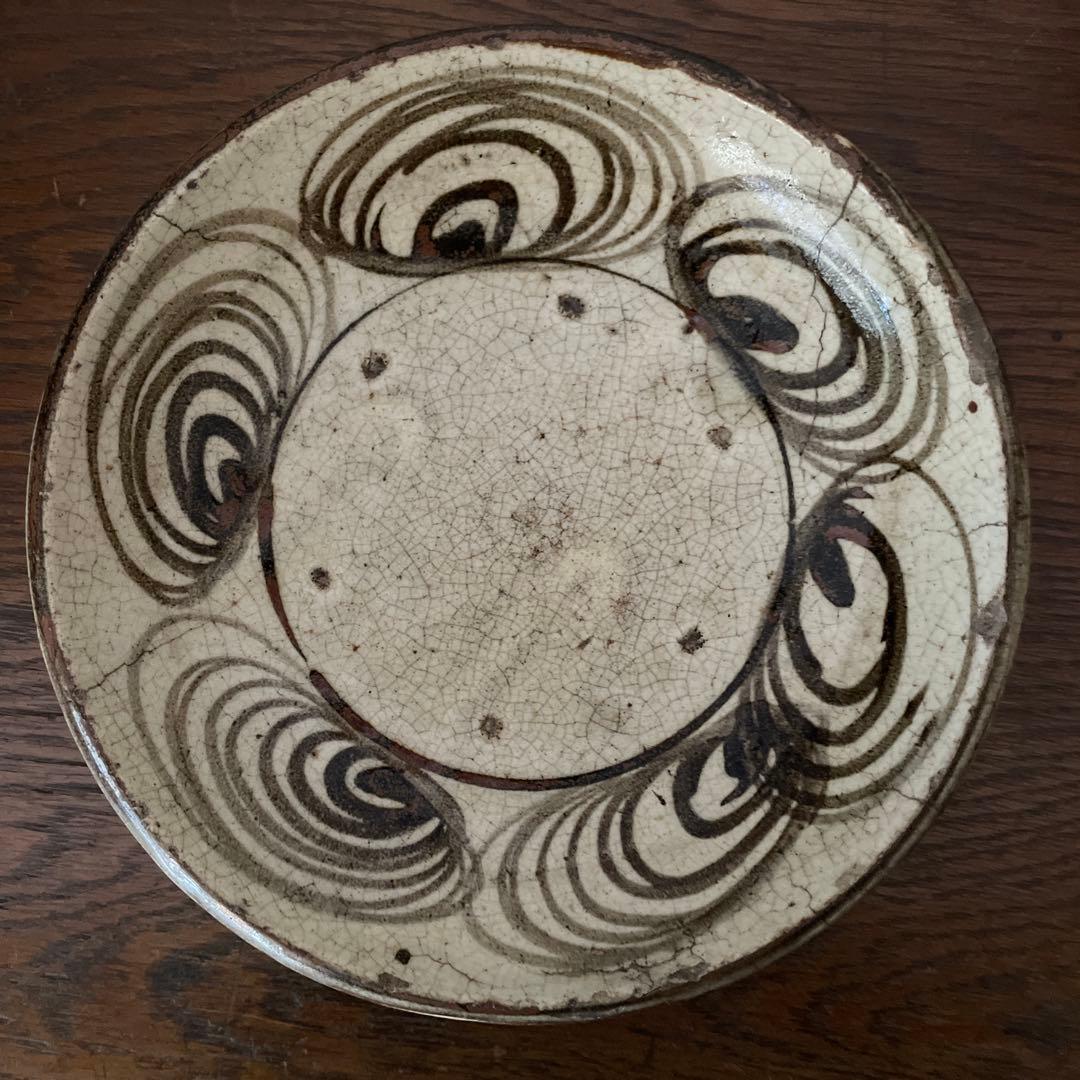 瀬戸　馬の目皿　大皿　皿