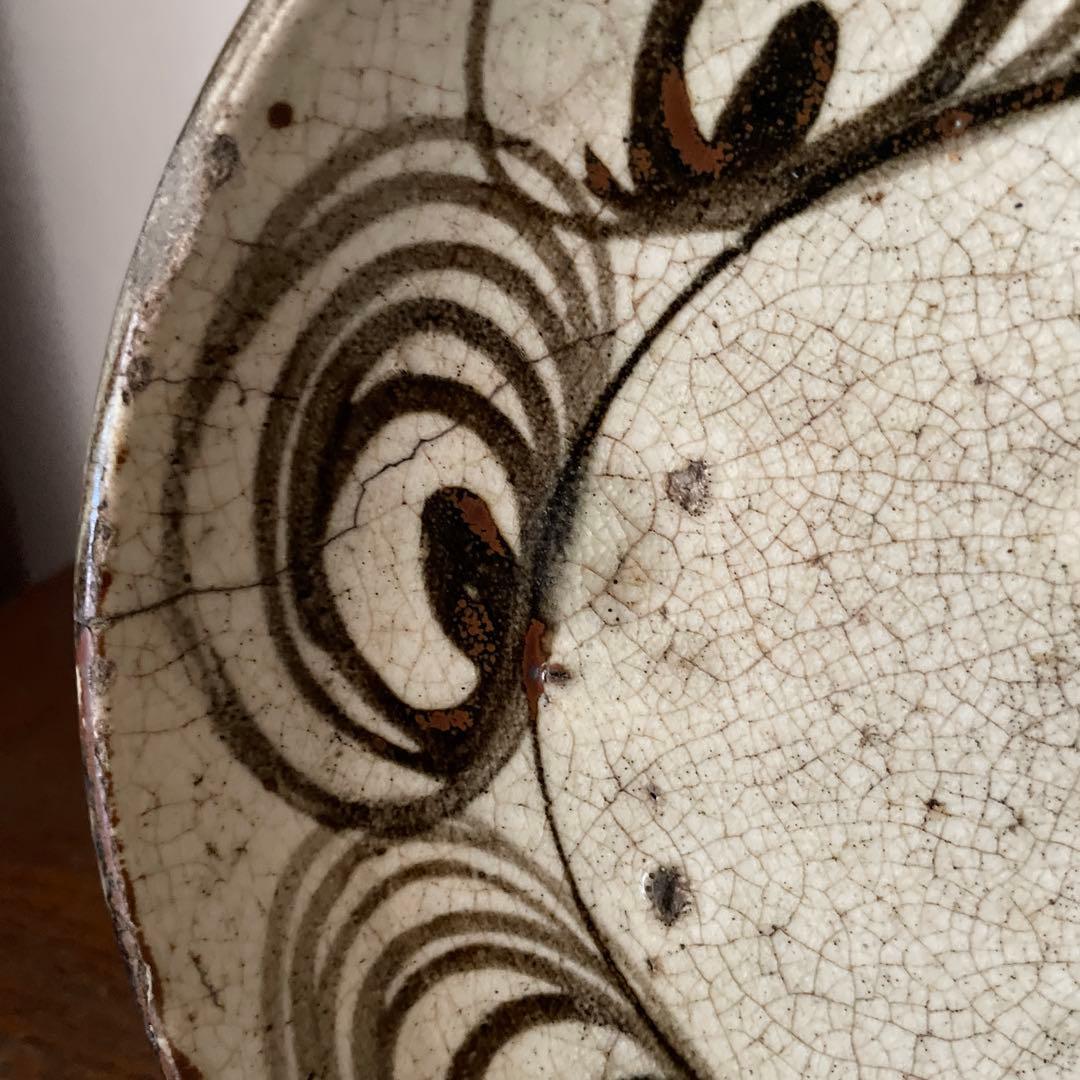 瀬戸　馬の目皿　大皿　皿