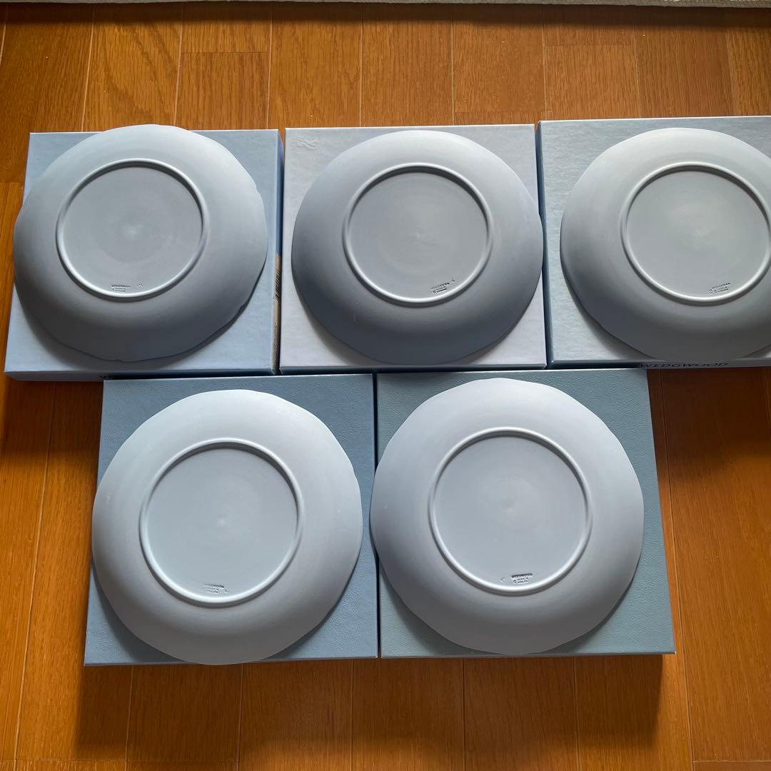 ウェッジウッド　ジャスパークリスマスイヤープレート　5枚セット