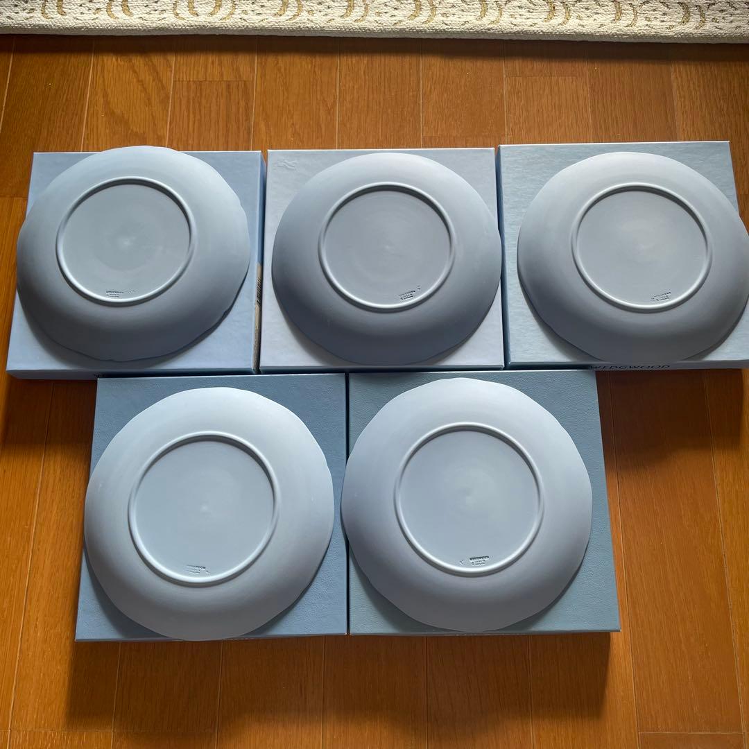 ウェッジウッド　ジャスパークリスマスイヤープレート　5枚セット