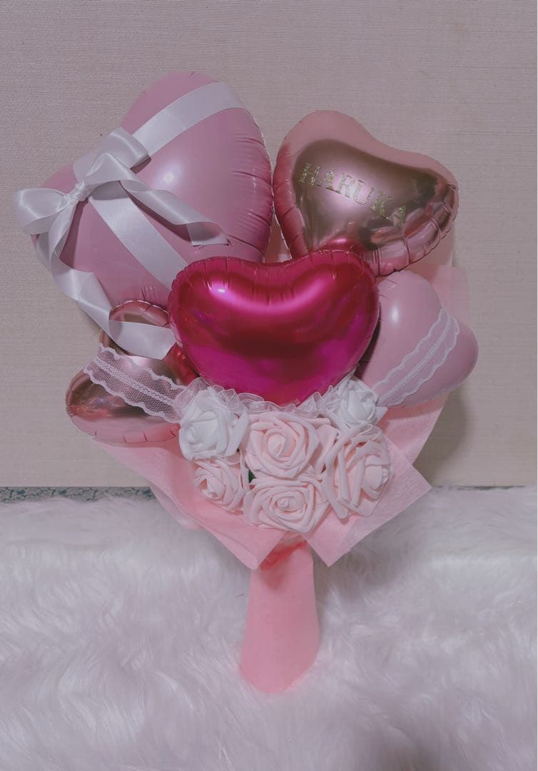 バルーンギフト　フラスタ　卓フラ　バルーンアレンジ 生誕祭　祝花　楽屋花