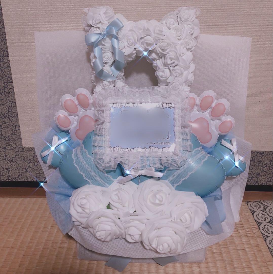 バルーンギフト　フラスタ　卓フラ　バルーンアレンジ 生誕祭　祝花　楽屋花