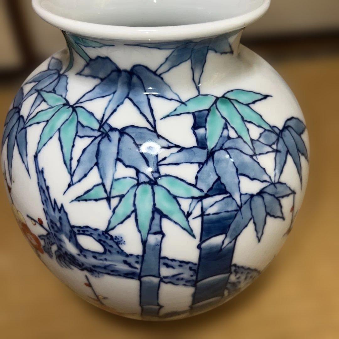 伊万里焼　壺　箱付