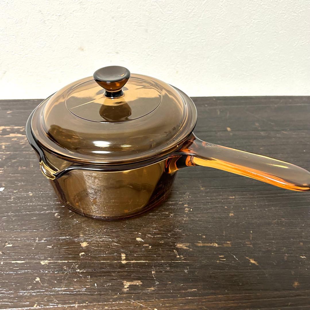 【未使用品】VISION CORNING ビジョン 耐熱ガラス 鍋 フライパン