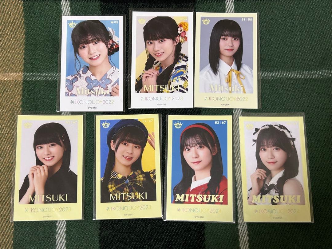 ≒JOY 大信田美月 ミニフォトカード まとめ売り