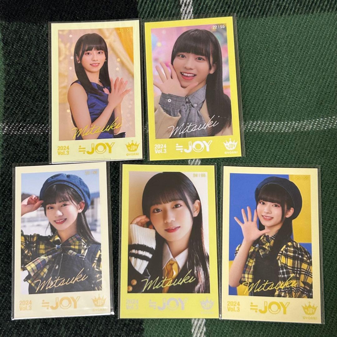 ≒JOY 大信田美月 ミニフォトカード まとめ売り