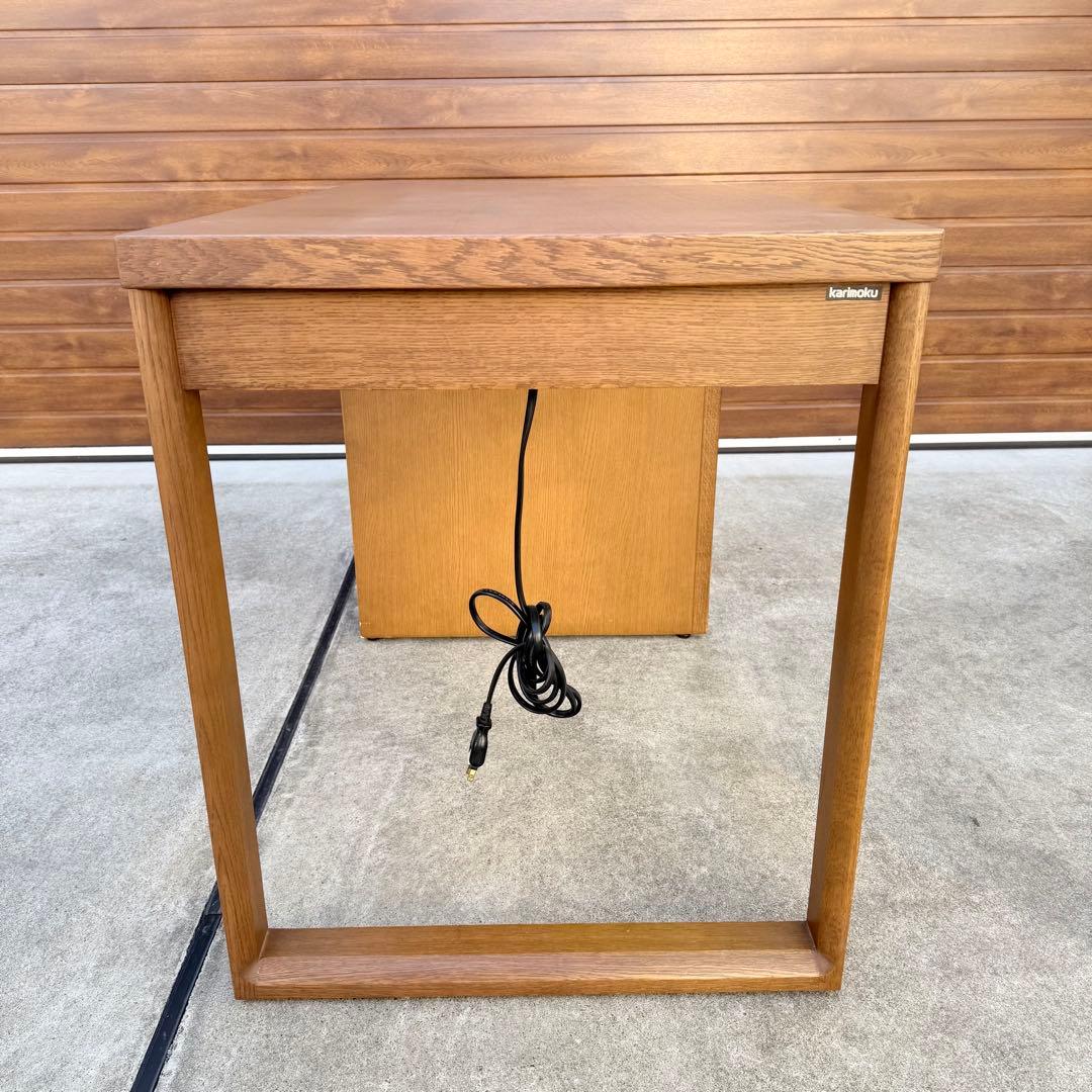 美品 カリモク システムデスク デスク ウォールナット 購入価格16万