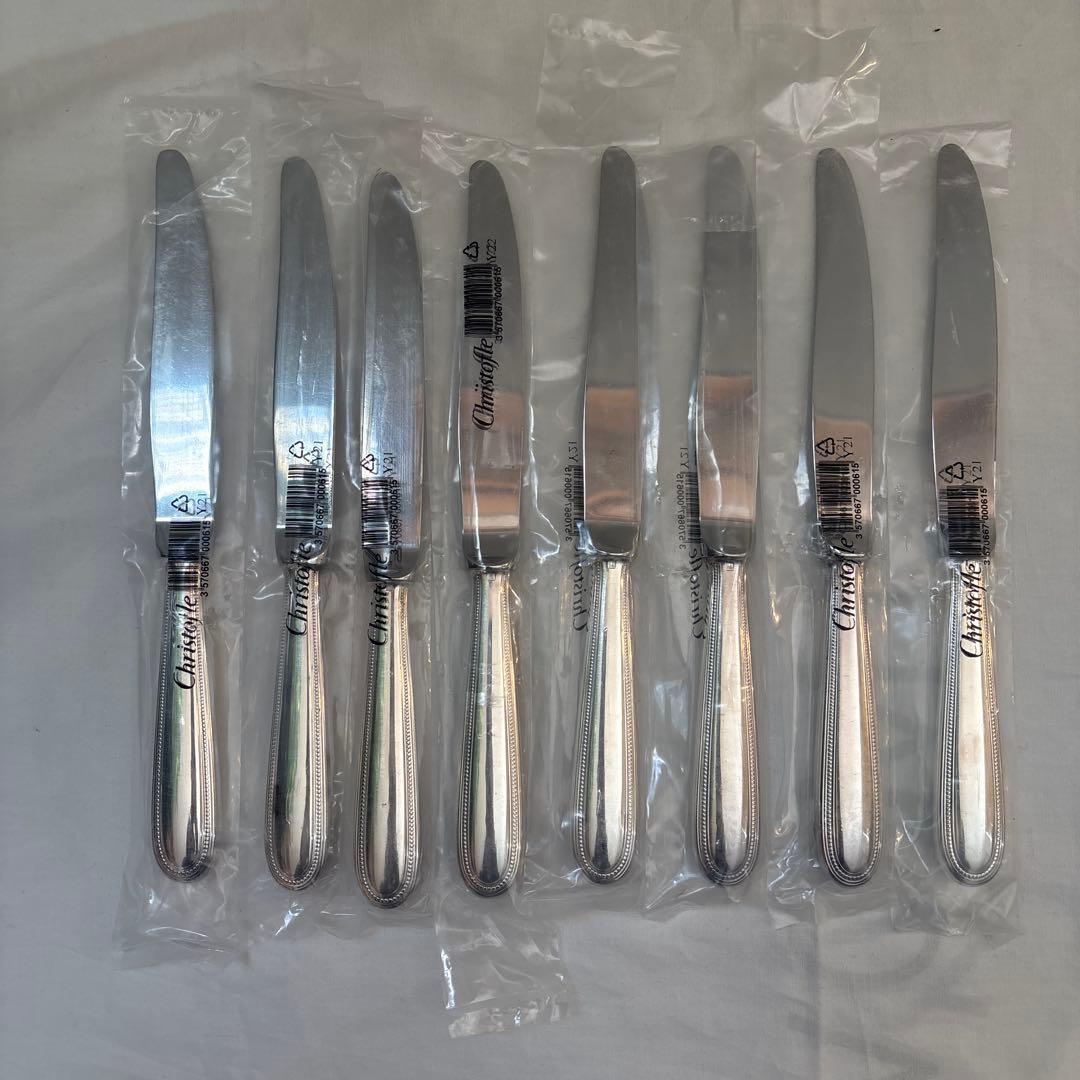 【未使用】クリストフル パール ディナー 3点セット 8名分 24本