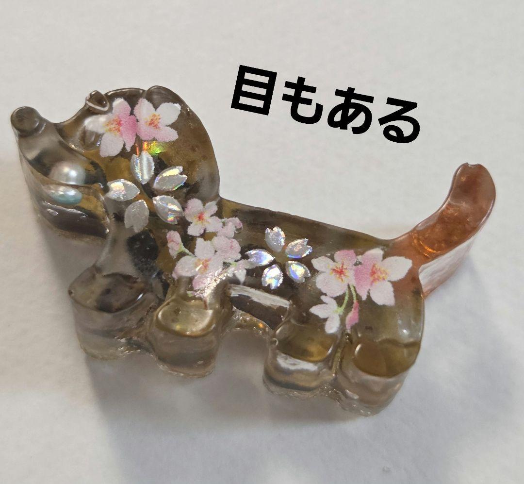 ダックスフンド型★レジンアクセサリー✨　ダックスフンドネックレス