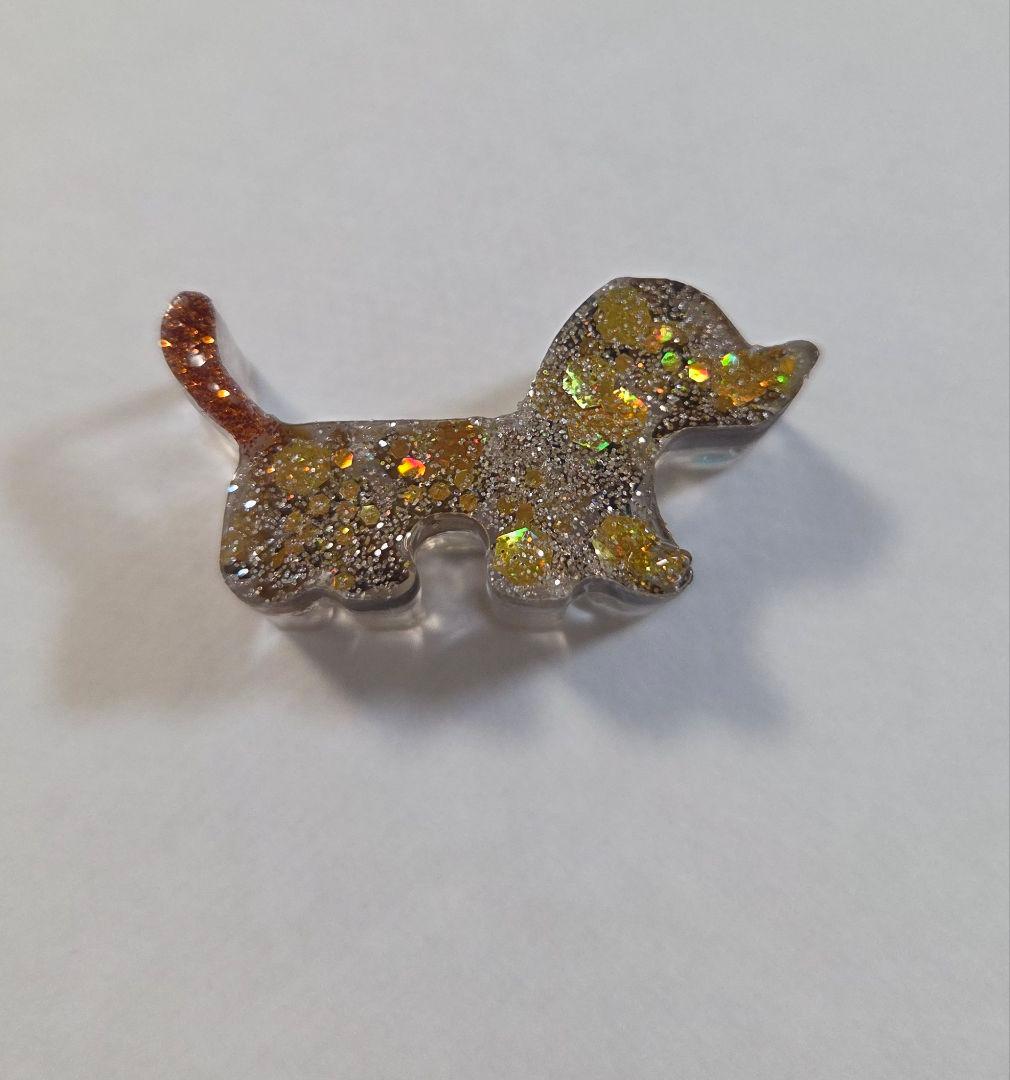 ダックスフンド型★レジンアクセサリー✨　ダックスフンドネックレス