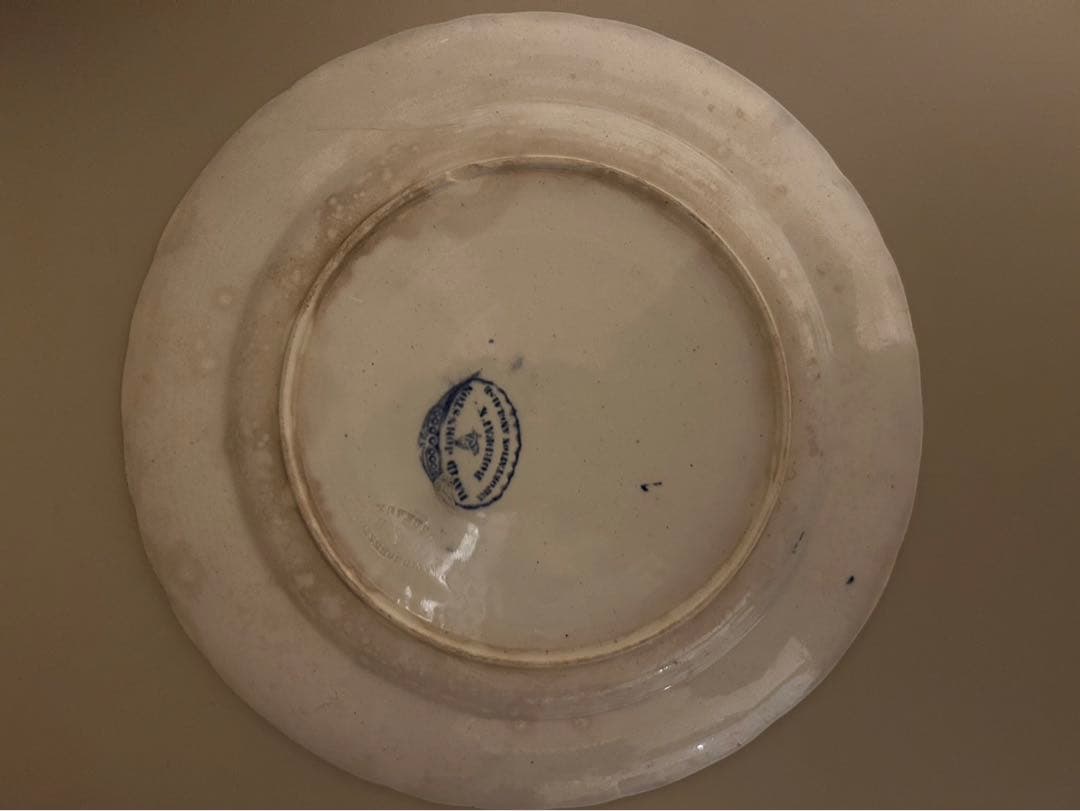 お*ン様 フランスアンティークプレート　雅姫