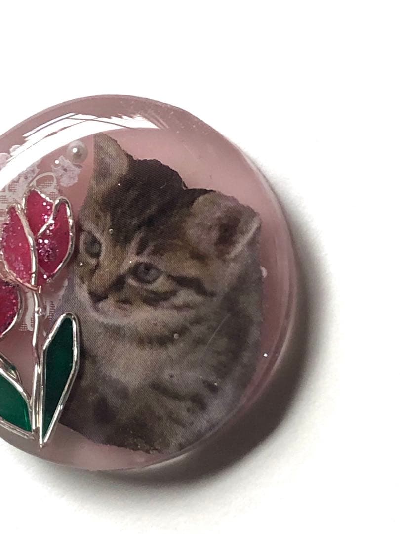 レジンヘアゴムNO.294おすまし猫ちゃん