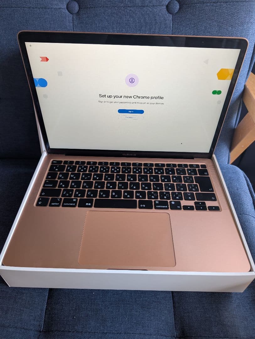 MacBook Air M1　箱つき　13インチ　8G 美品　ローズゴールド