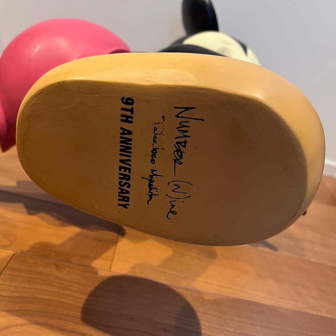 希少 正規品 9周年限定 NUMBER(N)INE ミッキーマウス フィギュア大