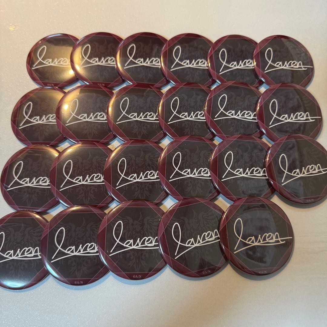 ローレン・イロアス誕生日缶バ×23セット