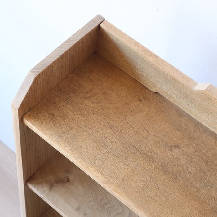 アンティーク 楔本棚 書棚 ナラ 無垢材 オープン棚 古家具 無塗装