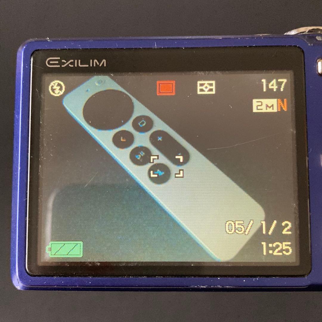 CASIO EXILIM EX-Z500 ブルー CCDセンサー コンデジ