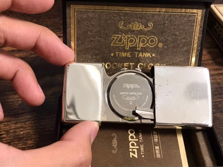 ZIPPO ポケットクロック　ジッポー