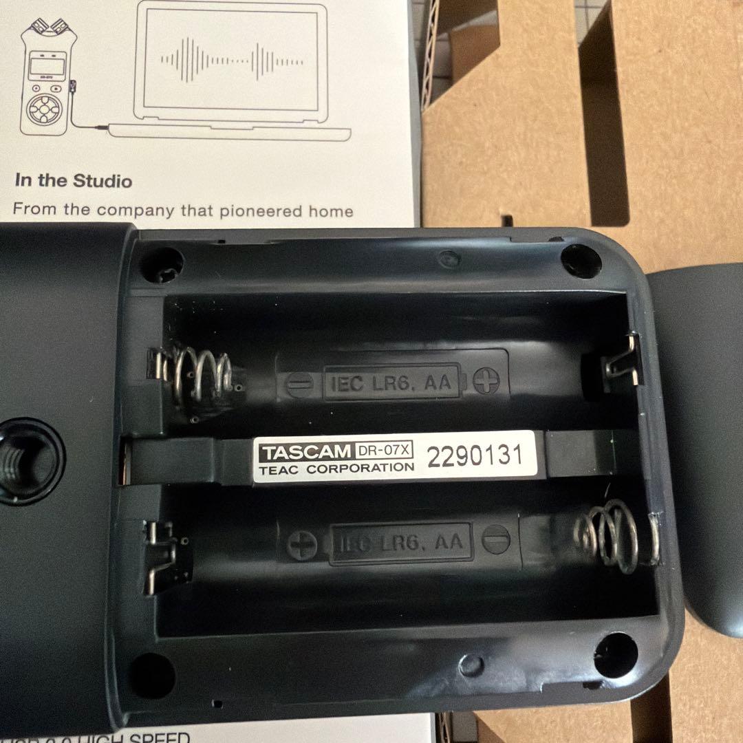 TASCAM DR-07X リニアPCMレコーダー