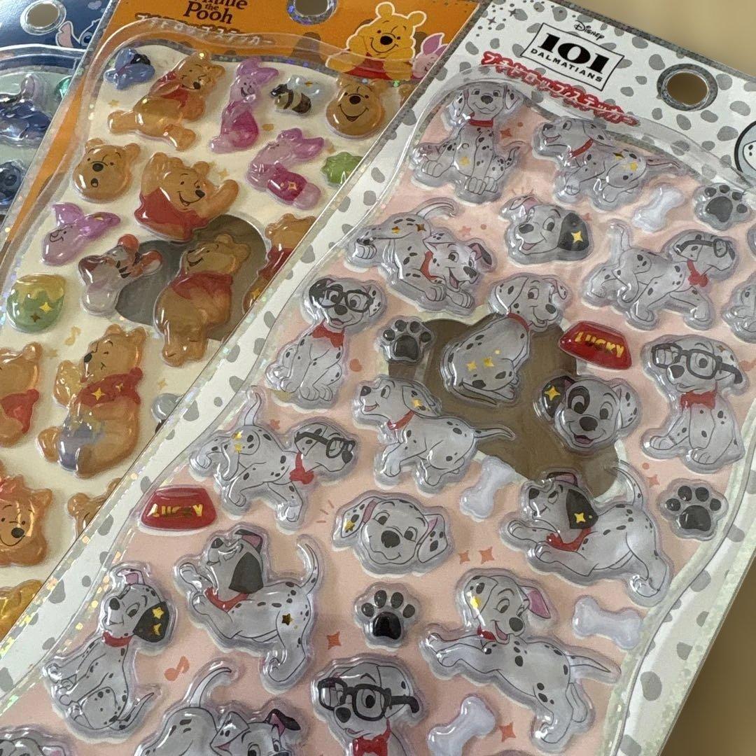 即完売品！ディズニープチドロップステッカー4枚セット