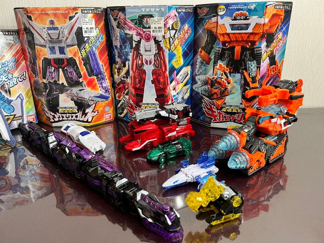 魔進戦隊キラメイジャー DXロボ豪華まとめ売り バラ売り不可