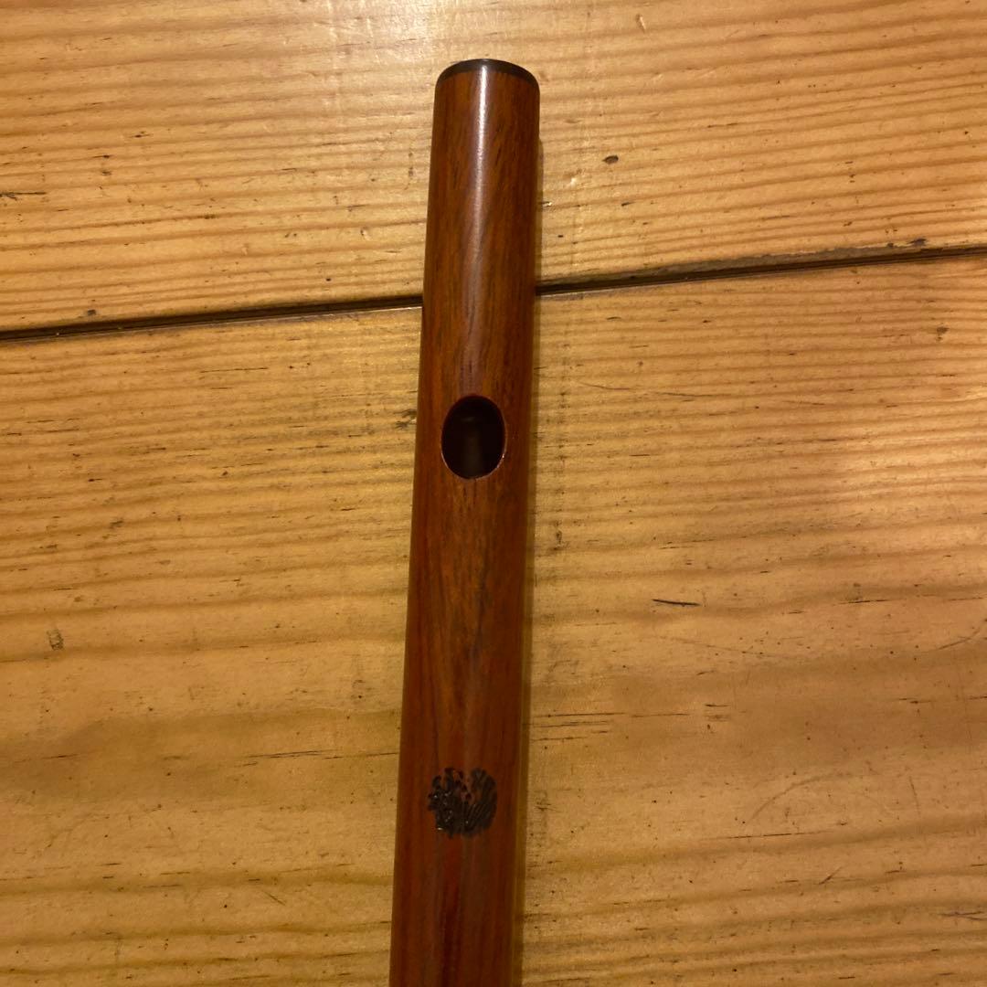 篠笛 八本調子　ドレミ調　ワダ楽器【胡蝶　かりん材】