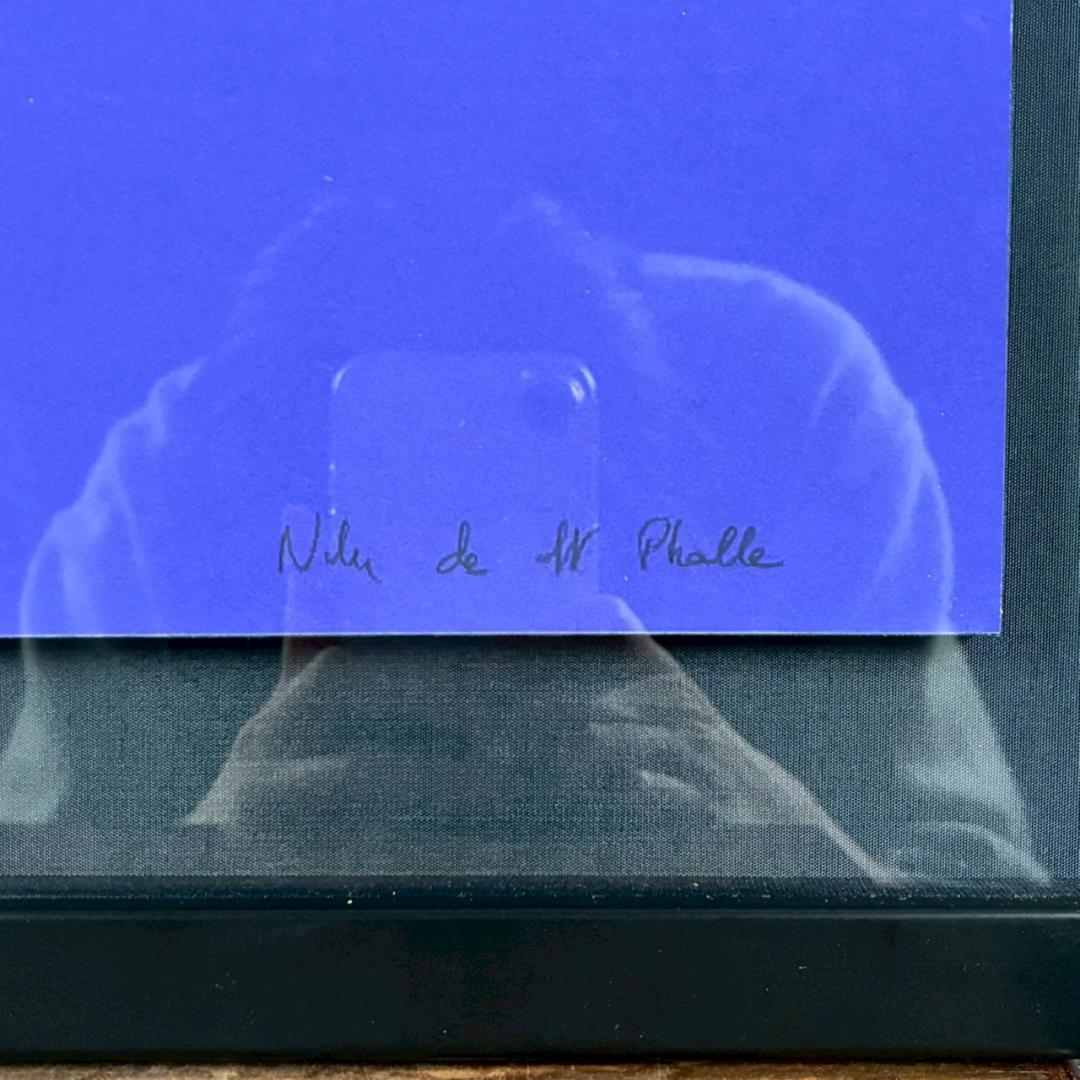 美品 ニキ・ド・サンファル「心の中のジャン」複製画 お洒落額装 フランス 抽象画