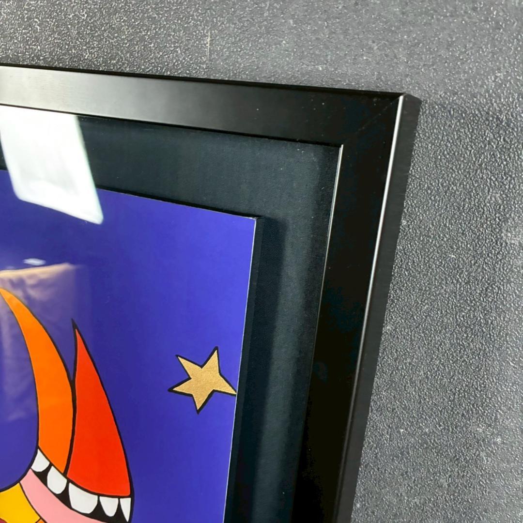 美品 ニキ・ド・サンファル「心の中のジャン」複製画 お洒落額装 フランス 抽象画