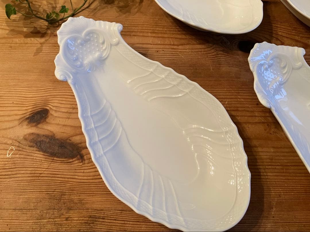 ジノリ　ベッキオホワイト　ピクルスディッシュ×5