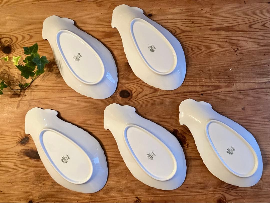 ジノリ　ベッキオホワイト　ピクルスディッシュ×5