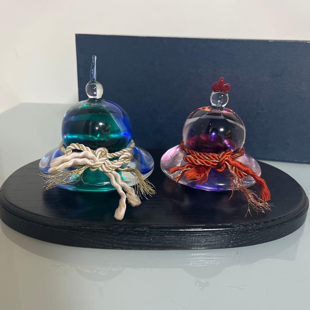 マルティグラス　Multi Glass　雛人形　お雛様　ガラス細工　ガラス工芸品