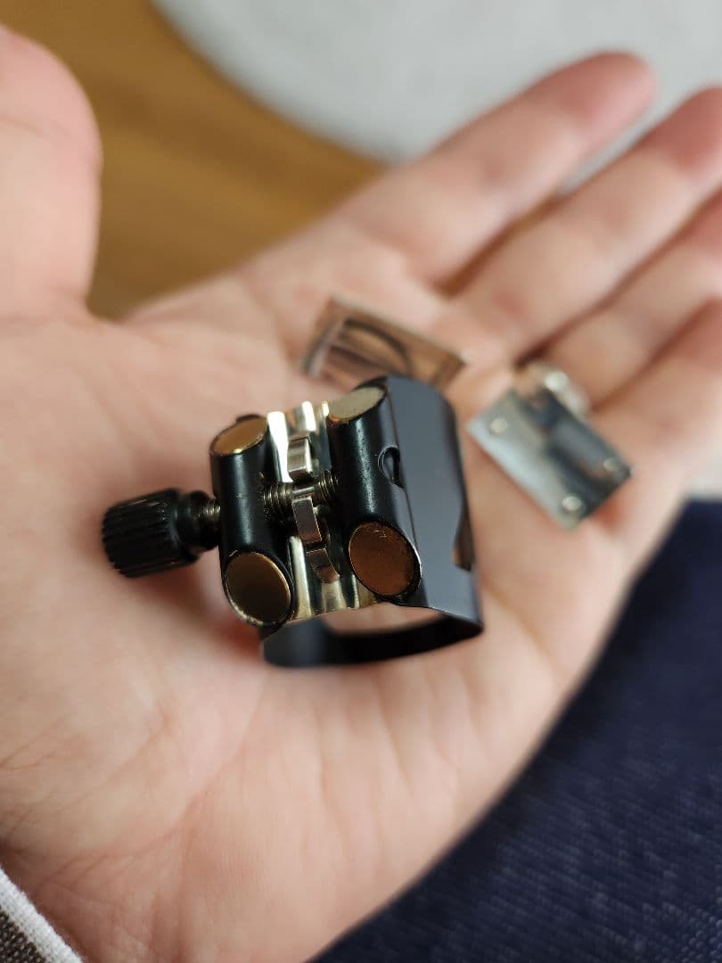 クラリネット　バンドレン　オプティマム　リガチャー　ブラック