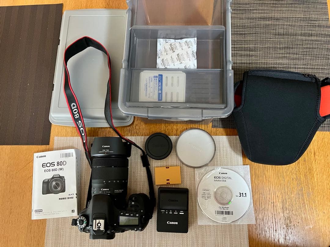 Canon EOS 80D + 高倍率ズームレンズ+オプションセット