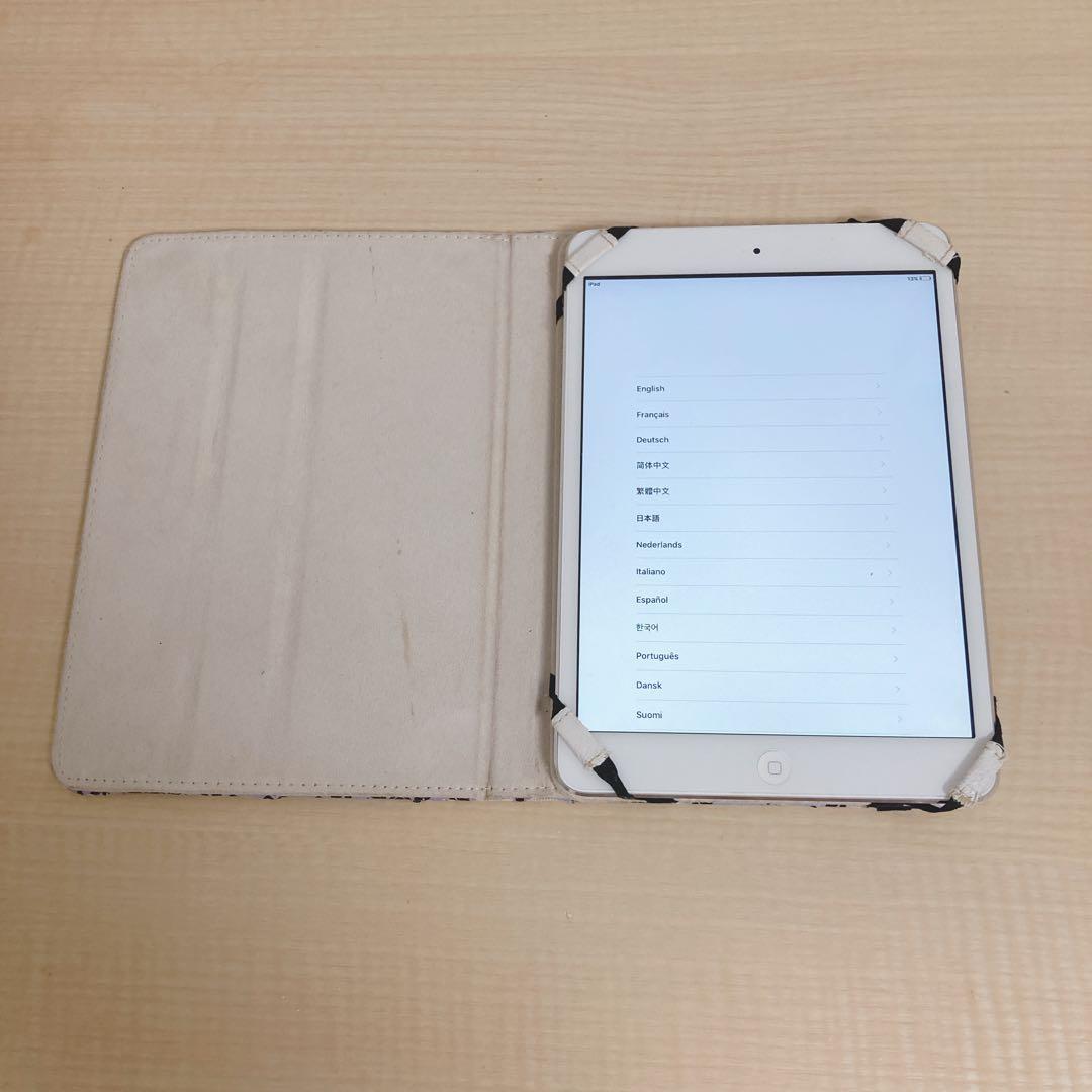 iPad mini WI-FI 16GB ホワイト　動く　美品　本体のみ