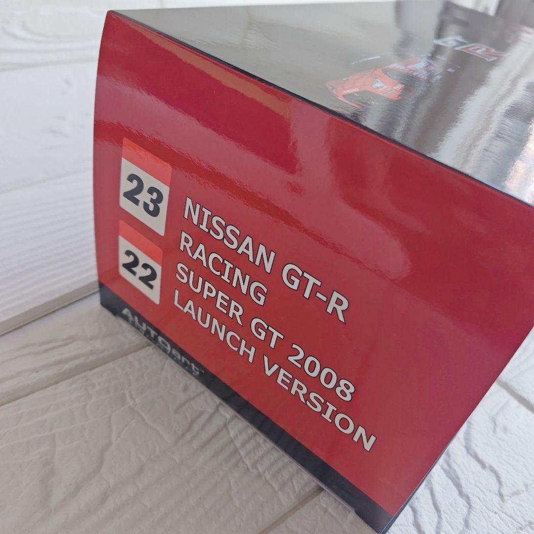 ミニカー AUTOart Nissan GT-R Racing 2008 Launch