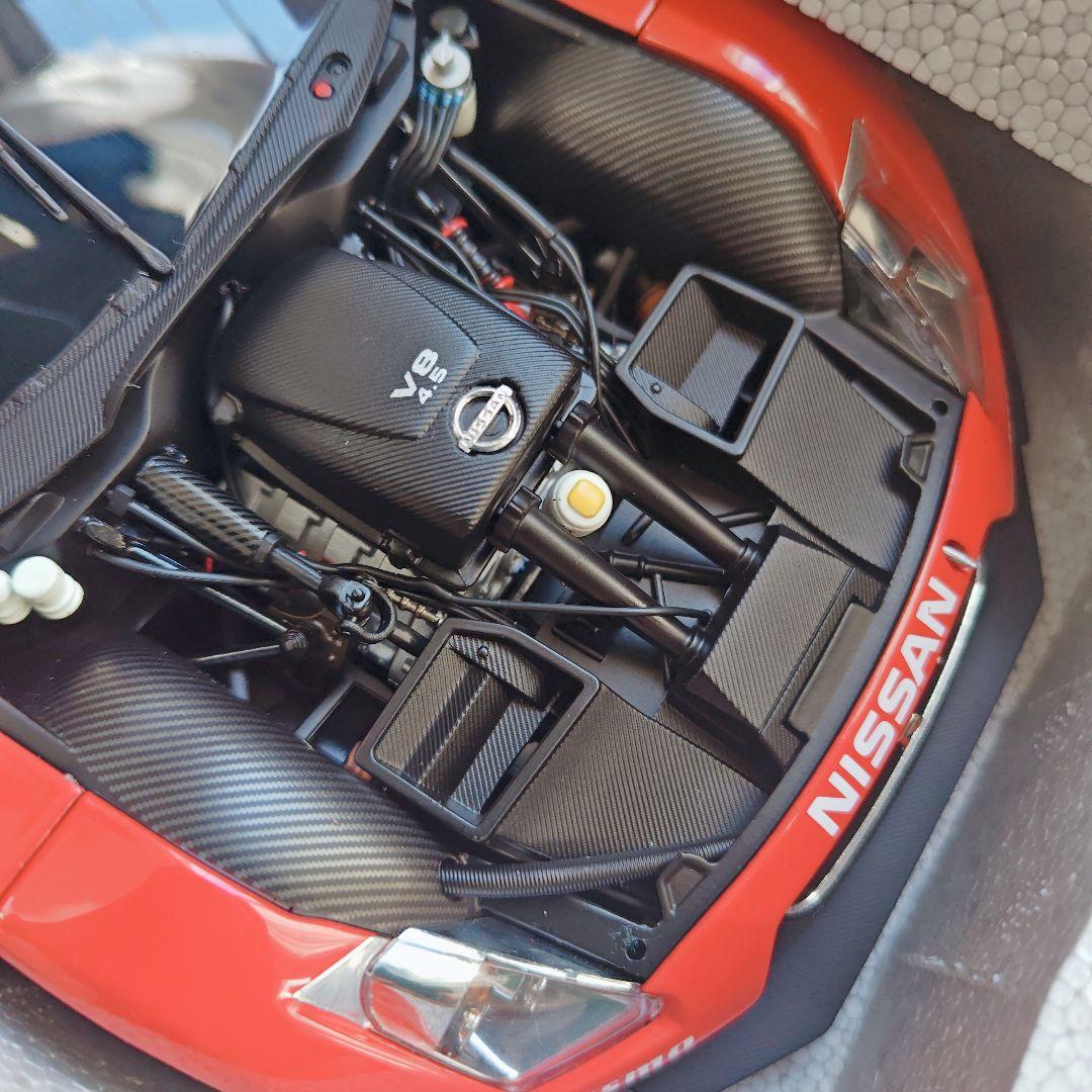 ミニカー AUTOart Nissan GT-R Racing 2008 Launch