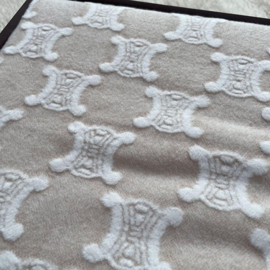専用です！ ✨️未使用品✨️ セリーヌ 毛布 シングル ロゴ刺繍　マカダム柄　総柄