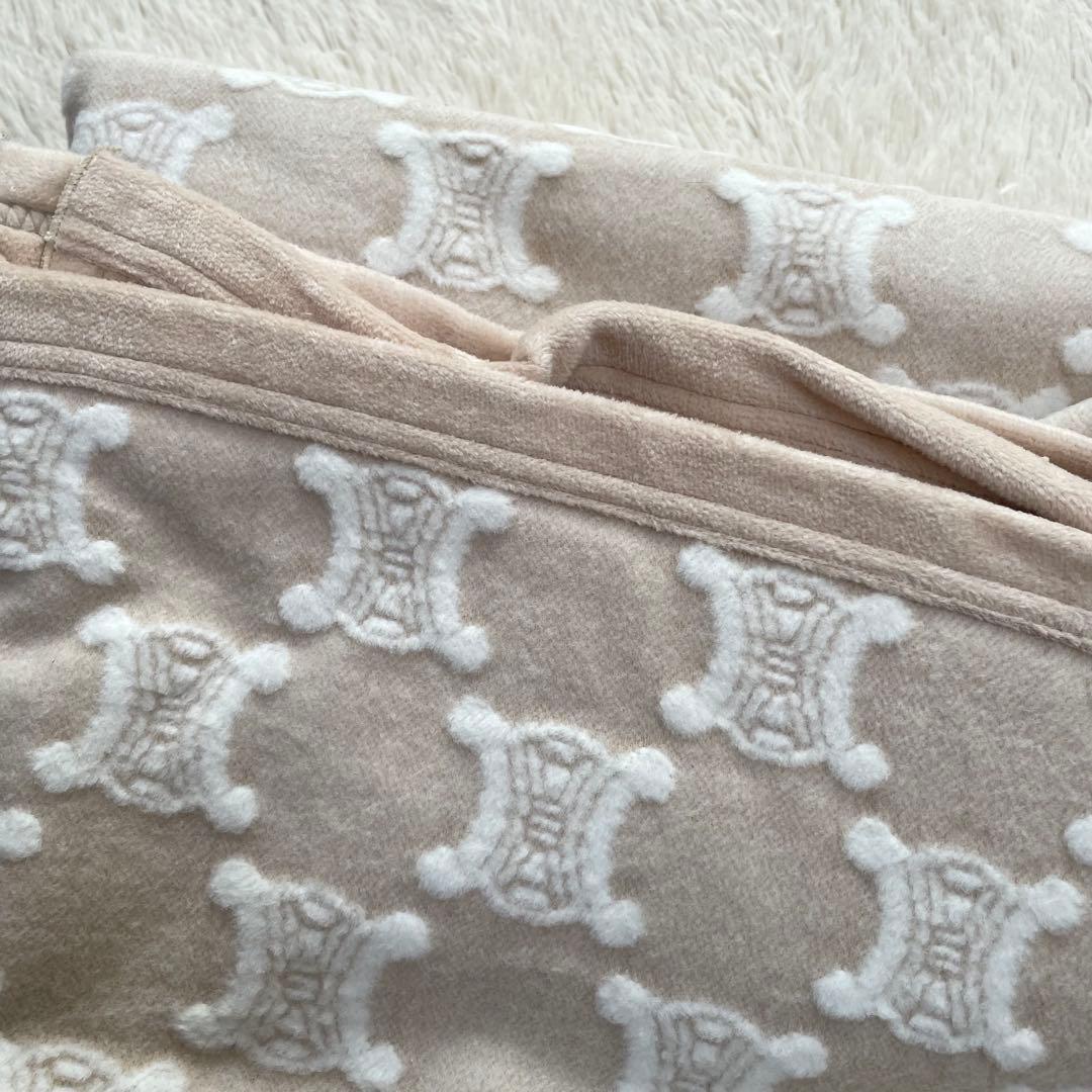 専用です！ ✨️未使用品✨️ セリーヌ 毛布 シングル ロゴ刺繍　マカダム柄　総柄