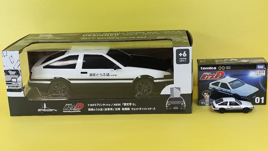 AE86 Initial D DESIGNED WET WIPE CASE ＋β