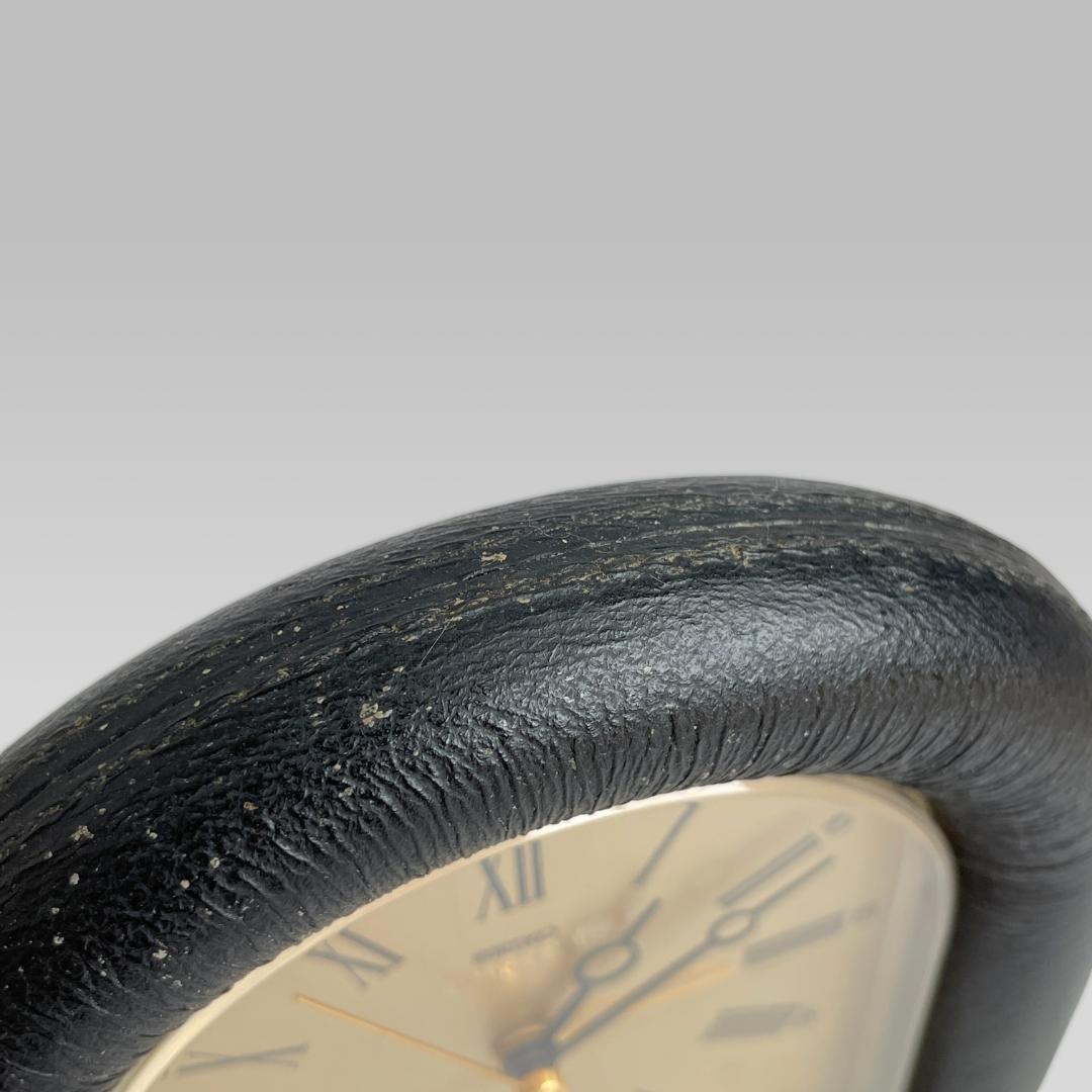 90s【SEIKO】EMBLEM モダン ヴィンテージ デスククロック 時計