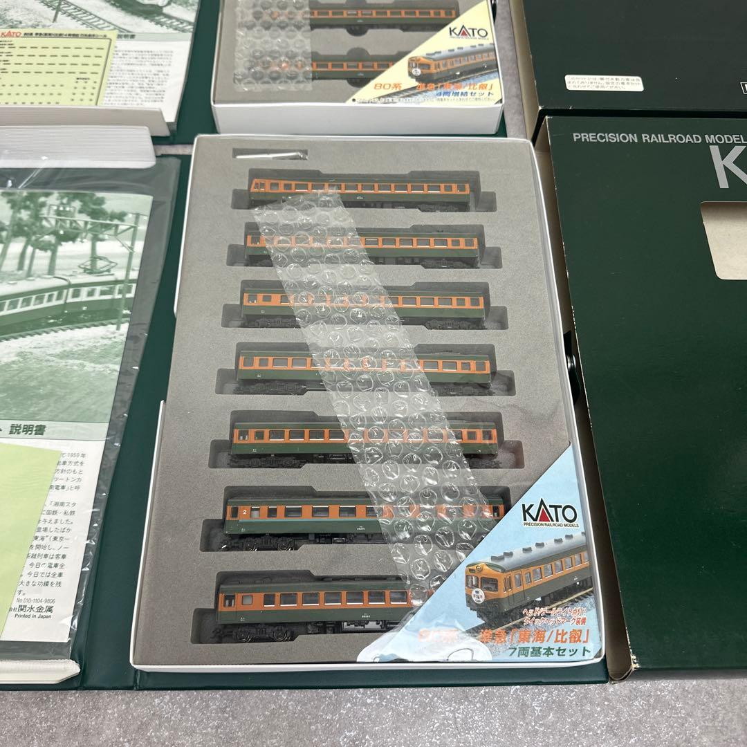 KATO Nゲージ 10-379 80系準急 比叡 基本セット 増結セット