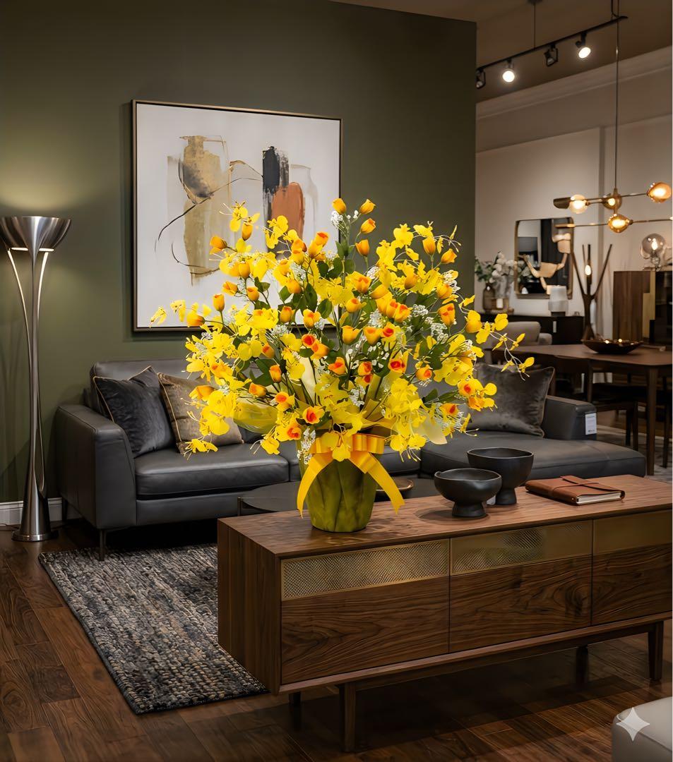 光触媒　人工観葉植物　ウォールグリーン　フェイクグリーン　ゴールドストライク