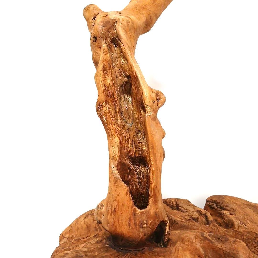 天然木 花台 飾り台 盆栽台 灯籠 置物 バードアスレチック インテリア 工芸品