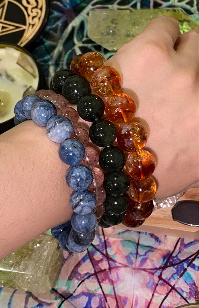 言霊の力が蘇る！癒しと調和のパワーストーン！ 【超高品質銀河アクアマリン】