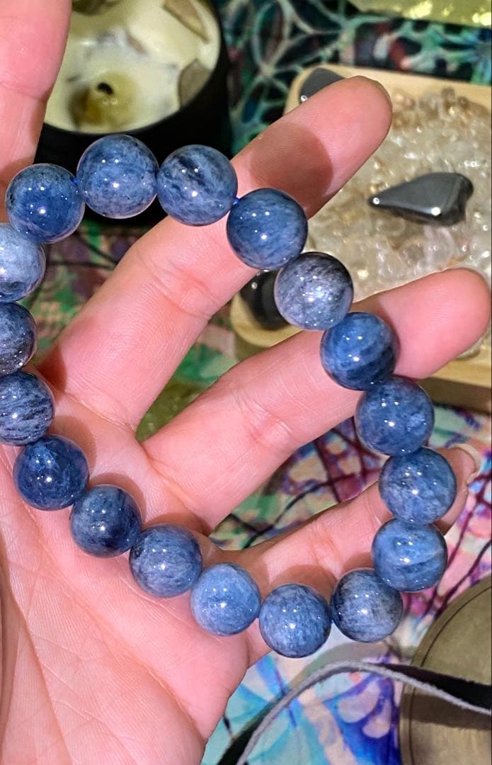 言霊の力が蘇る！癒しと調和のパワーストーン！ 【超高品質銀河アクアマリン】